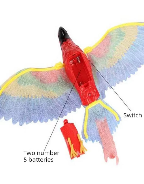 Load image into Gallery viewer, Silent Electric Parrot Toy for Cats | Hanging Flying Bird Teaser | Interactive Pet Training Supplies for Endless Fun
