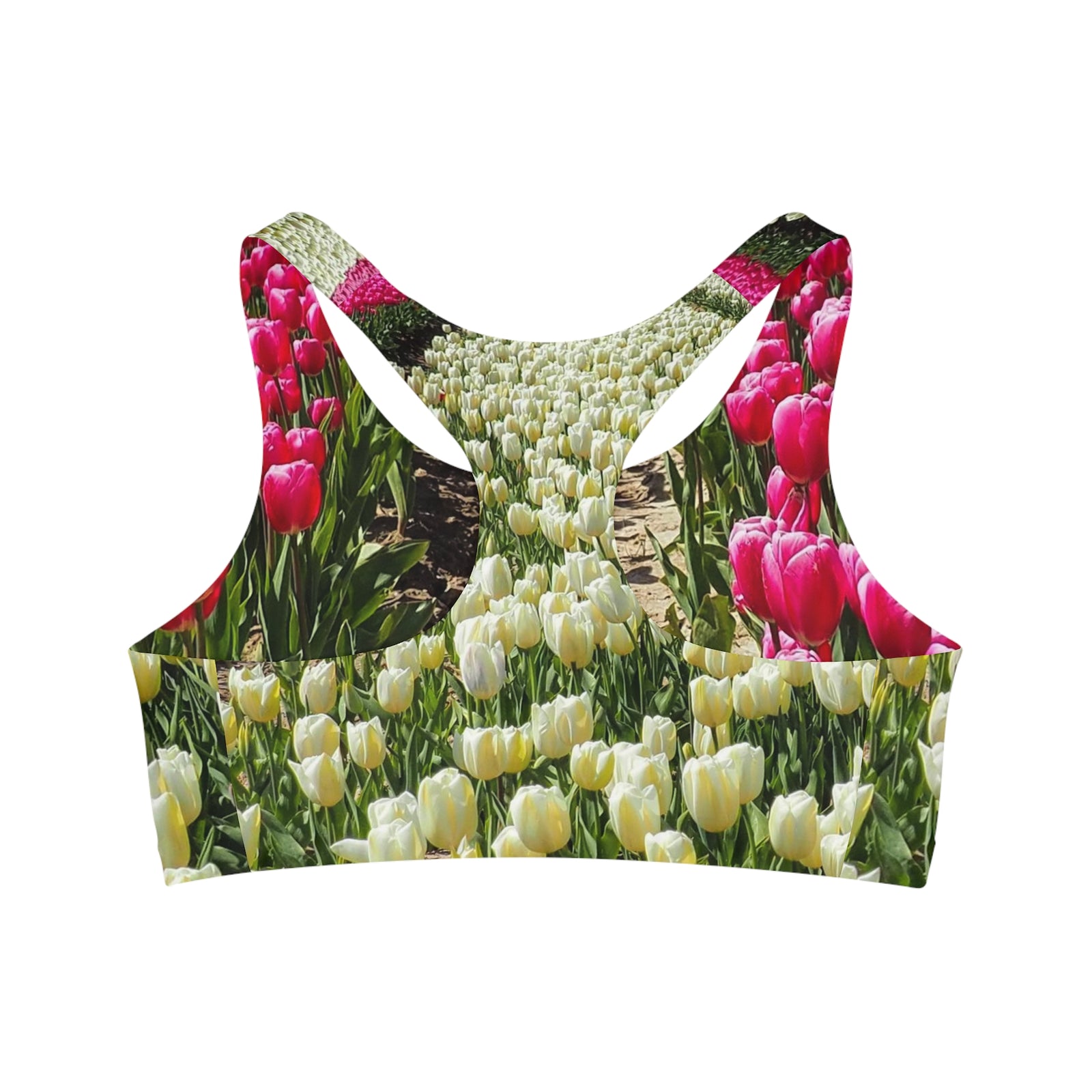 Sports Bra with tulip design