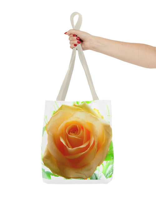 Load image into Gallery viewer, Tote Bag (AOP) with Rose design

