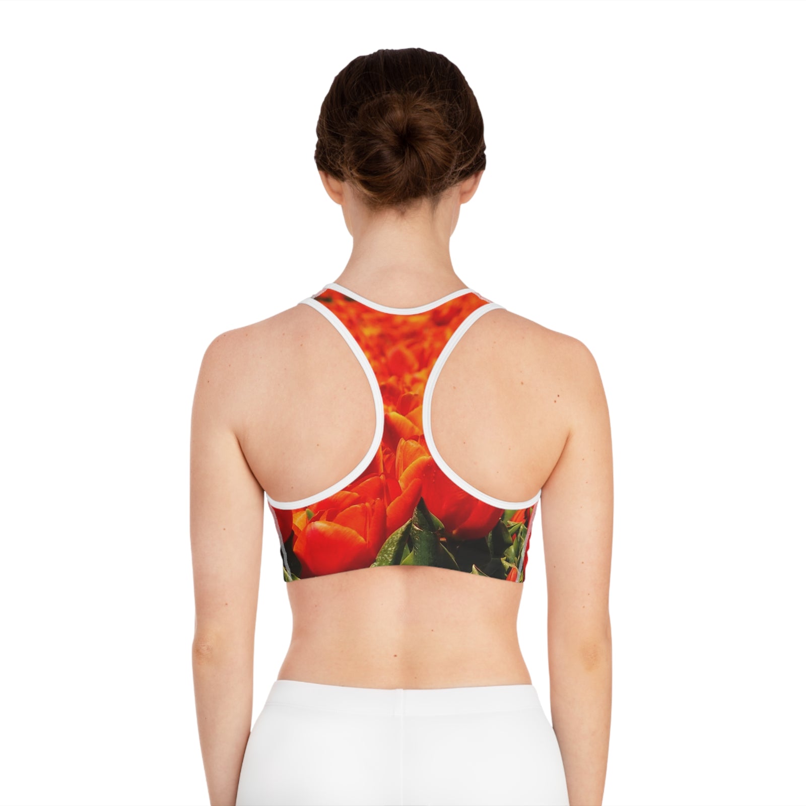 Sports Bra with tulip design