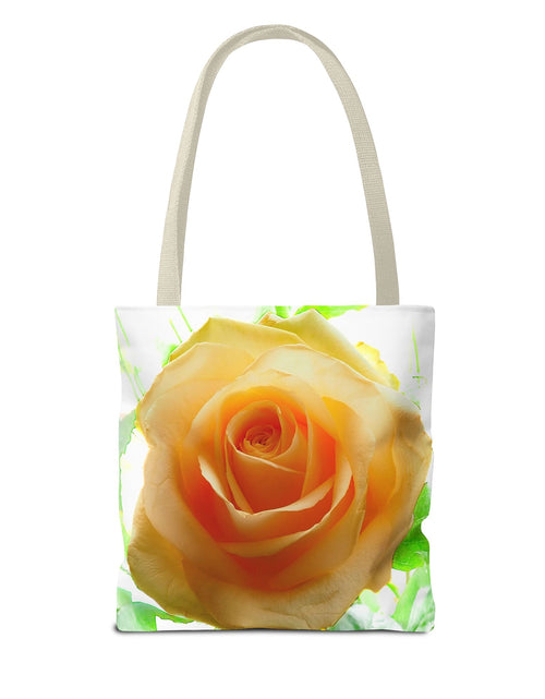 Load image into Gallery viewer, Tote Bag (AOP) with Rose design
