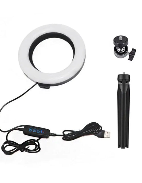 Load image into Gallery viewer, 6-Inch Desktop Ring Light for Live Streaming and Makeup
