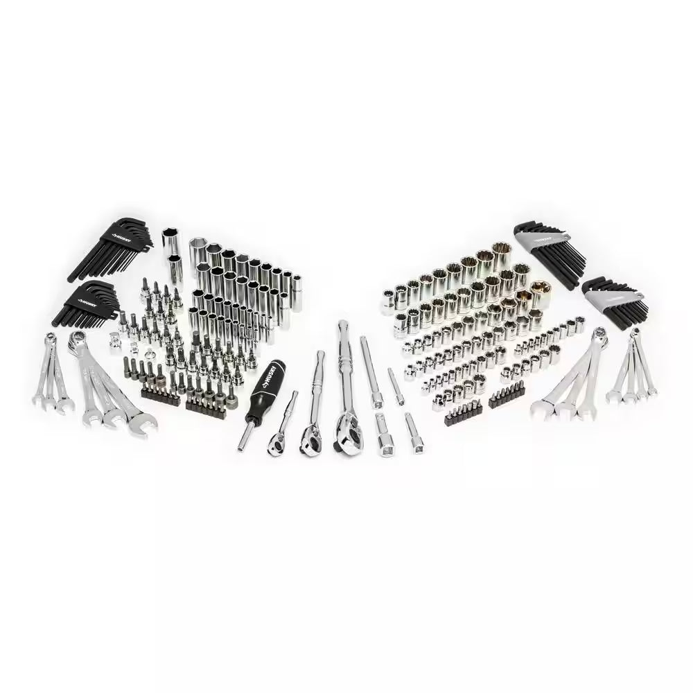 1/4 In., 3/8 In. and 1/2 In. 72-Tooth Ratchet Mechanics Tool Set with Chest (244-Piece)