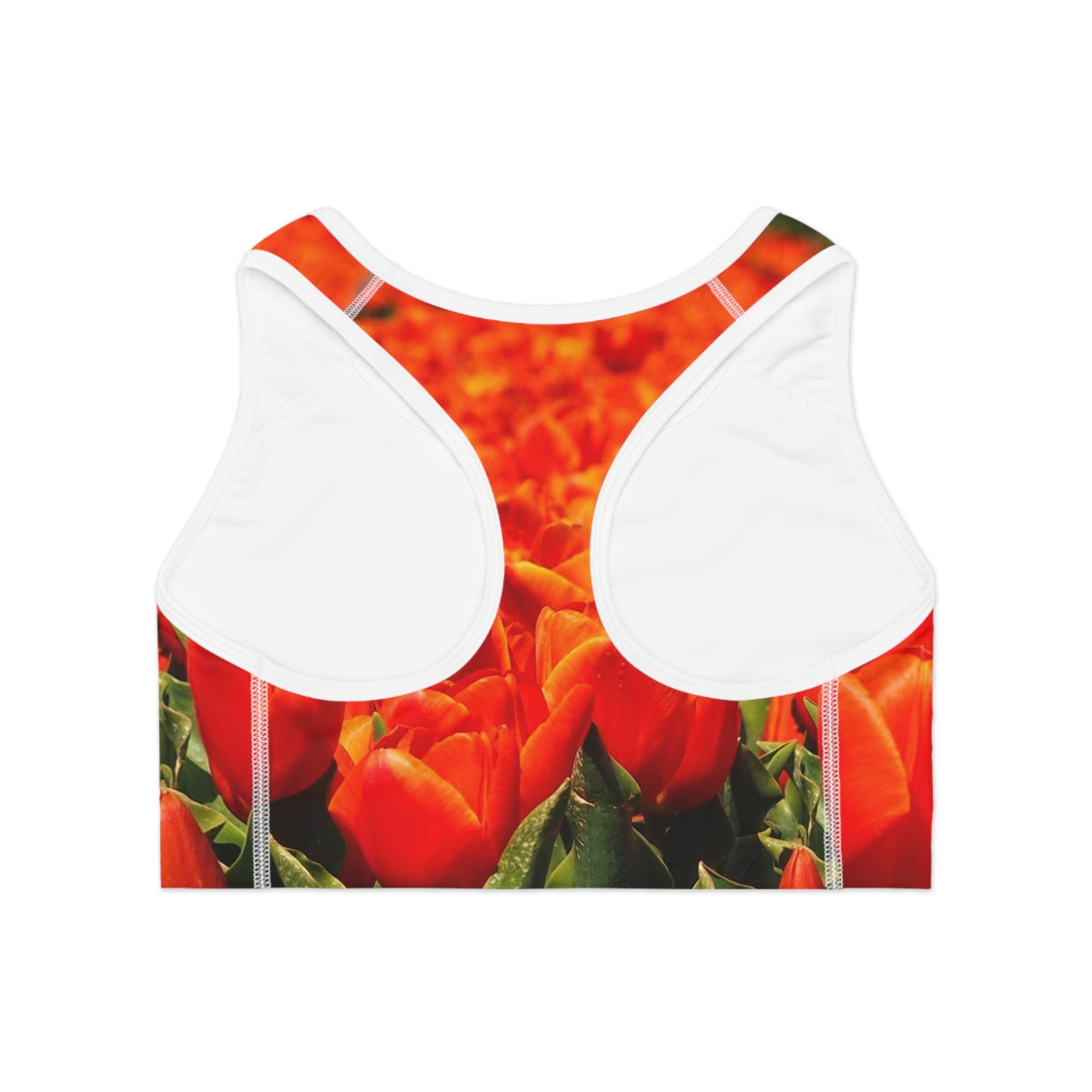 Sports Bra with tulip design