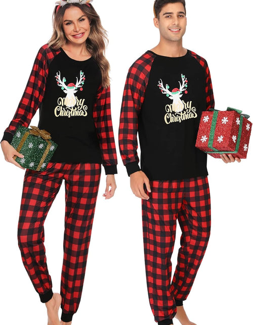 Load image into Gallery viewer, Christmas Pajamas Sets for Family Christmas Pjs Women Men Kid Sleepwear Holiday Festival Loungewear
