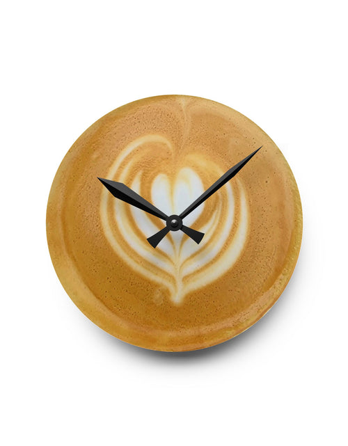 Load image into Gallery viewer, Wall Clock Cappuccino
