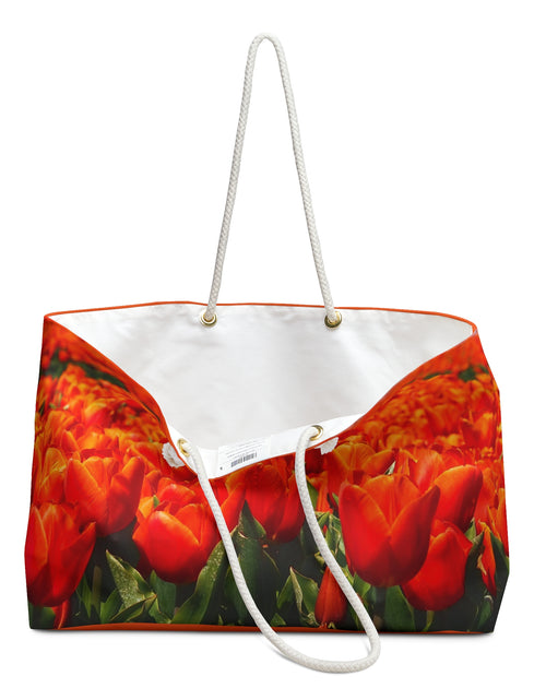 Load image into Gallery viewer, Weekender Bag Tulips
