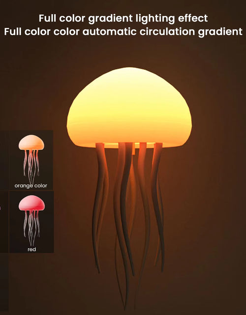 Load image into Gallery viewer, The Jellyfish Atmosphere Light with Warm Light and Full -Color Gradient Jellyfish Two Modes 9 Can Automatically Rotate Tentacles
