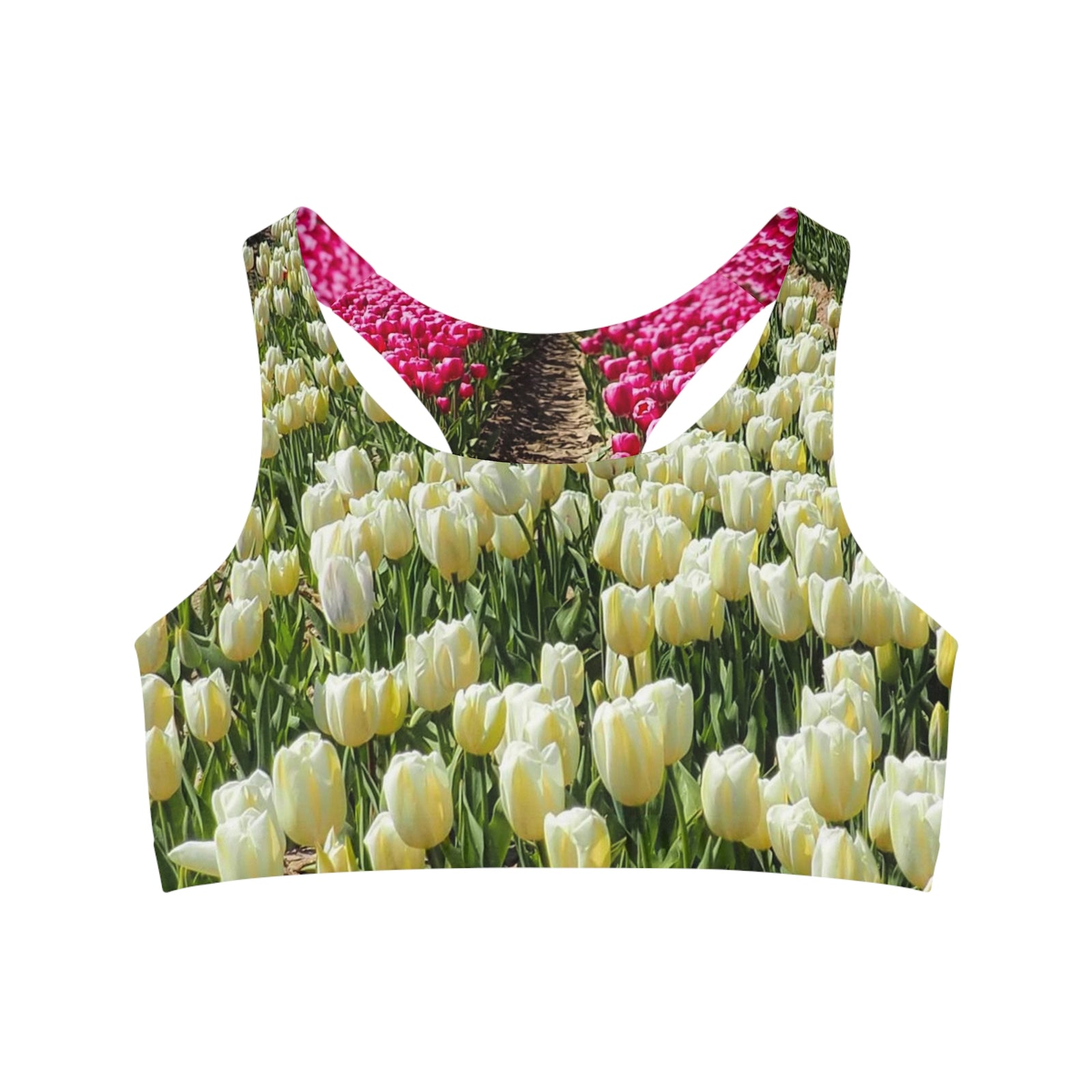 Sports Bra with tulip design