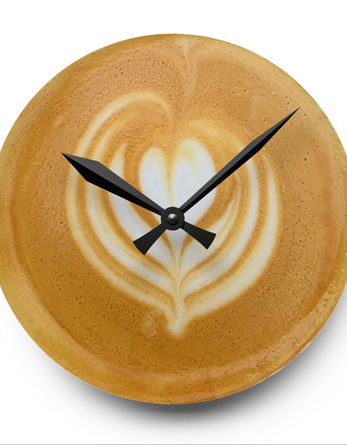 Load image into Gallery viewer, Wall Clock Cappuccino
