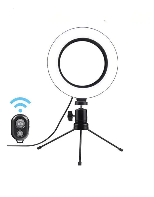 Load image into Gallery viewer, 6-Inch Desktop Ring Light for Live Streaming and Makeup
