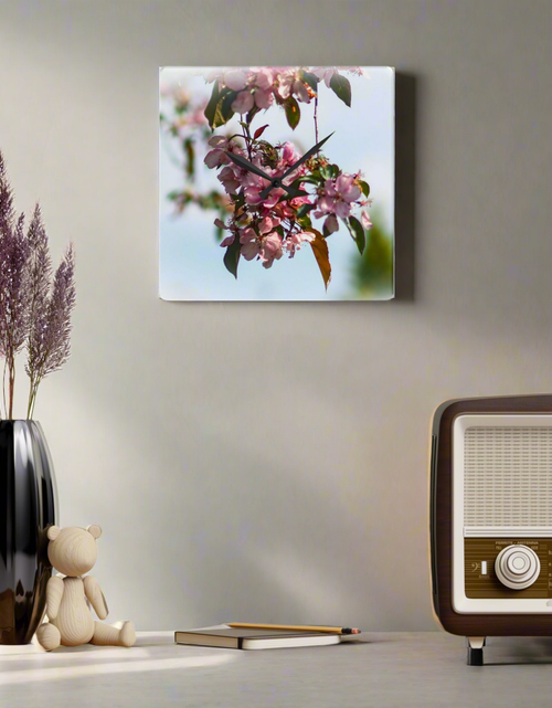 Load image into Gallery viewer, Wall Clock flower
