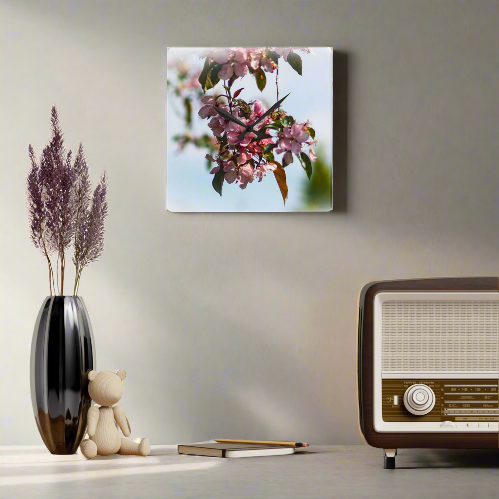 Wall Clock flower