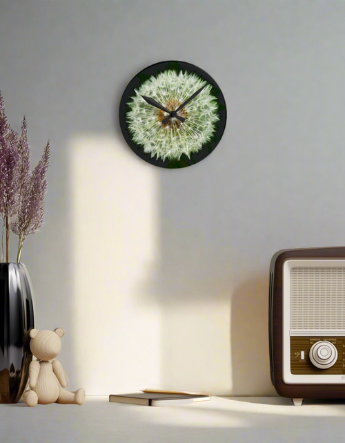 Load image into Gallery viewer, Wall Clock Dandelion
