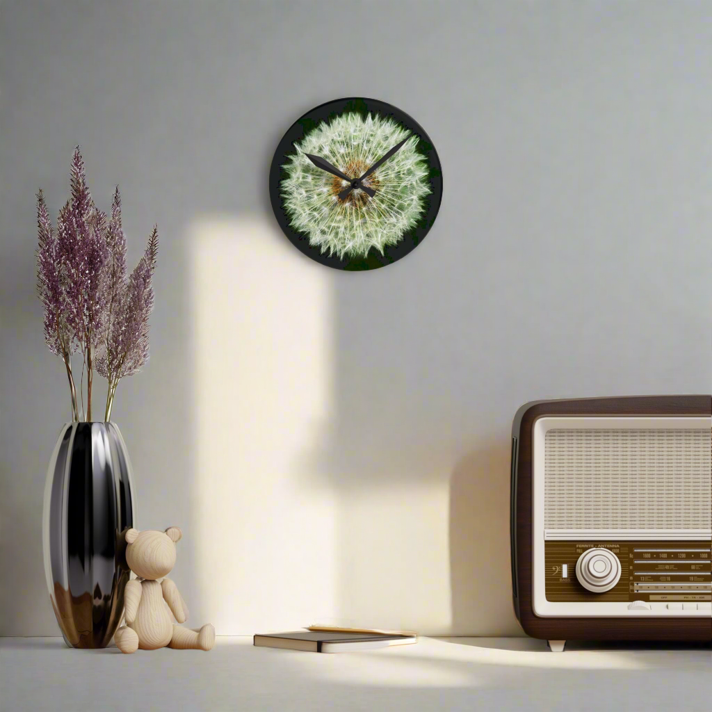 Wall Clock Dandelion