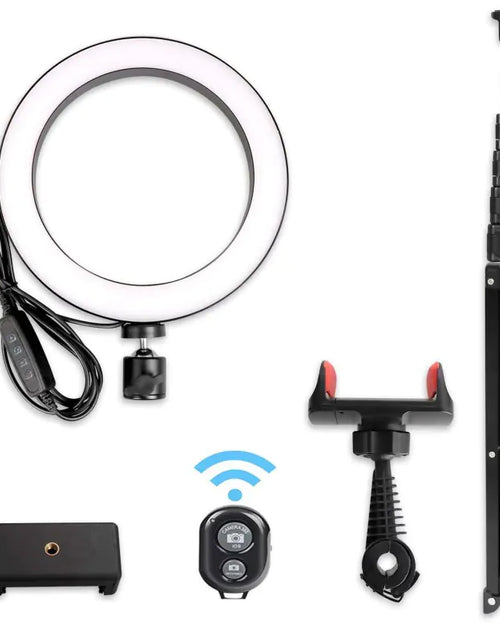 Load image into Gallery viewer, 6-Inch Desktop Ring Light for Live Streaming and Makeup
